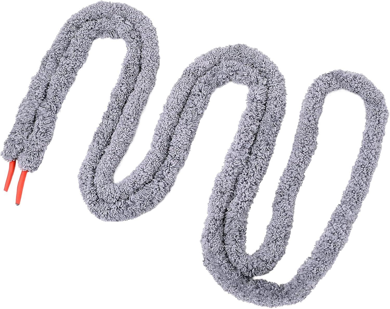 image10 Feet Soft Water Absorbent Rope Tint Tools Window Tint Film Install Water Drying Absorbed Rope Automotive Windshield Rope Car Door Glass Cleaning Tool Prevent Liquid Spreading Barrier Rope ToolThick