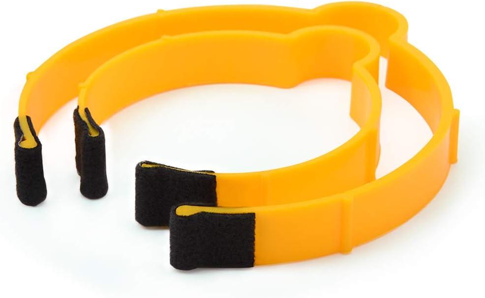 image4 PCS Speed Hoop Clip Vinyl Storage Solution Tool Keeping Loose Rolls Tidy RollMedia Vinyl Wraps Holder Plastic Ring Clamp with Quick Release Handle and Scratch Protection Felt Patch 80mm ampamp 110mm