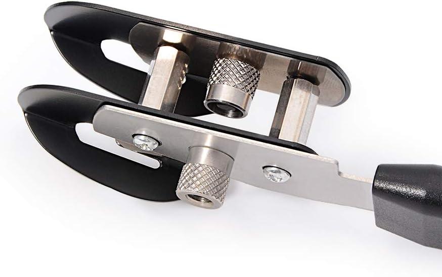 imageDual Blades Vinyl Cutter Two Cuts in One with 4 WidthSpacer Pins PTFE Coating Safety Film Cutting Knife for Vinyl Median Strip Cutting and Car Window Tinting 10 Spare Blades  5 Felts IncludedDualbladeknife Set