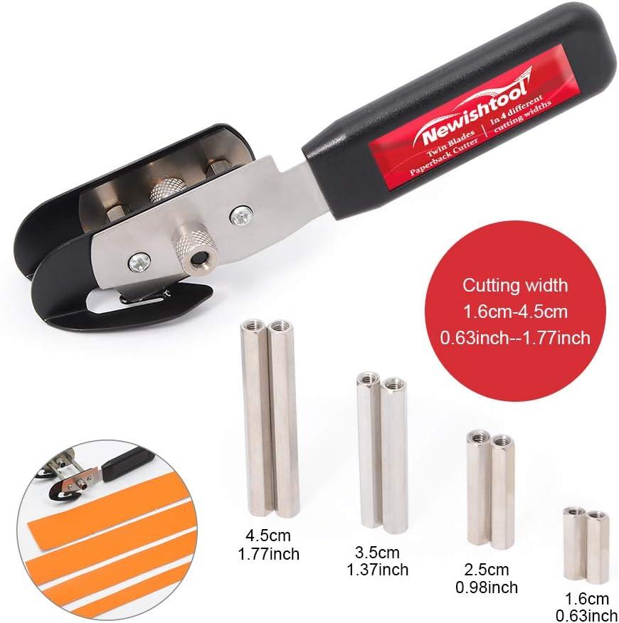 imageDual Blades Vinyl Cutter Two Cuts in One with 4 WidthSpacer Pins PTFE Coating Safety Film Cutting Knife for Vinyl Median Strip Cutting and Car Window Tinting 10 Spare Blades  5 Felts IncludedDualbladeknife Set