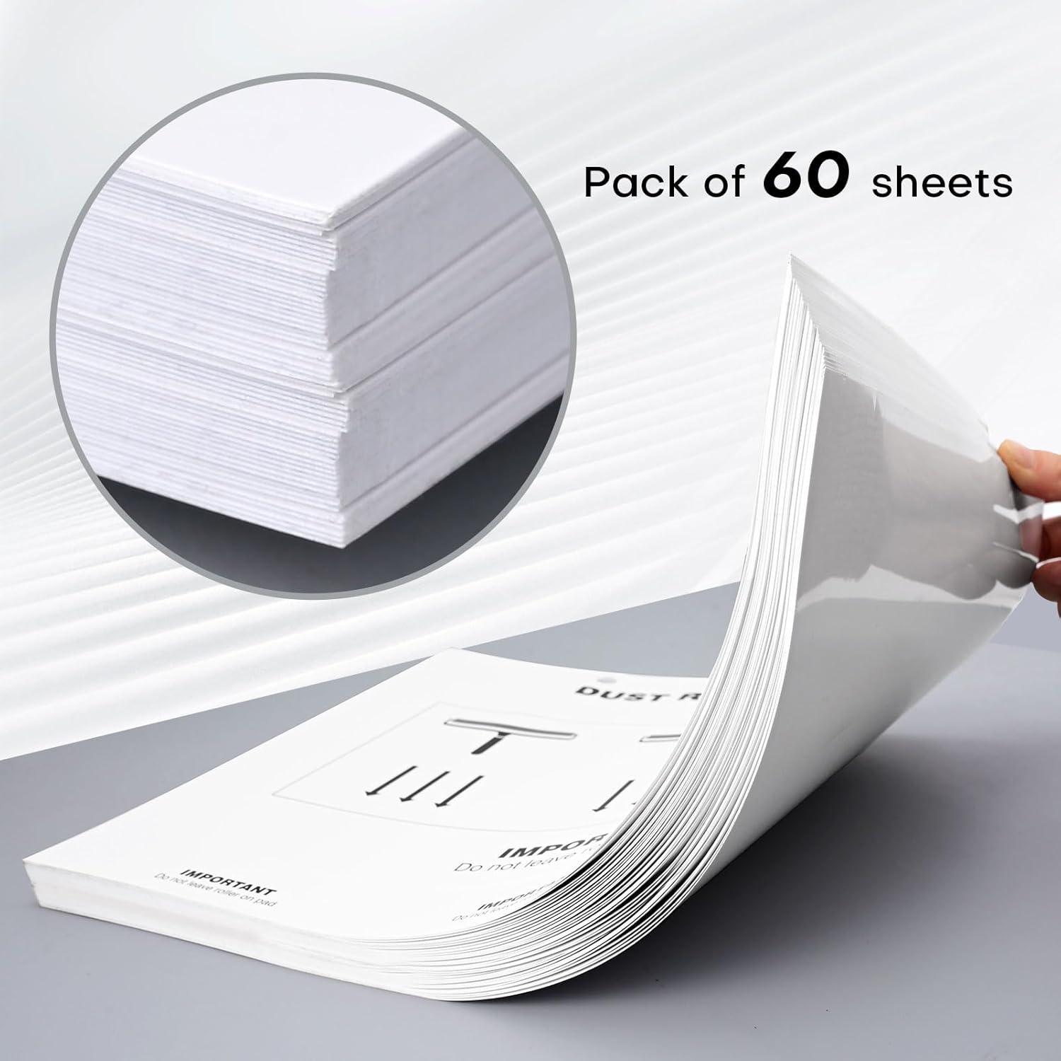 imageNEWISHTOOL 30 Sheets Cleanroom Dust Removal Pad Sticky Paper SelfSticky Paper Sheet Adhesive Dust Collection Clean Pad for Cleaning DustDirtLint SpongeSiliconeAntiStatic Roller Cleaning Mats2