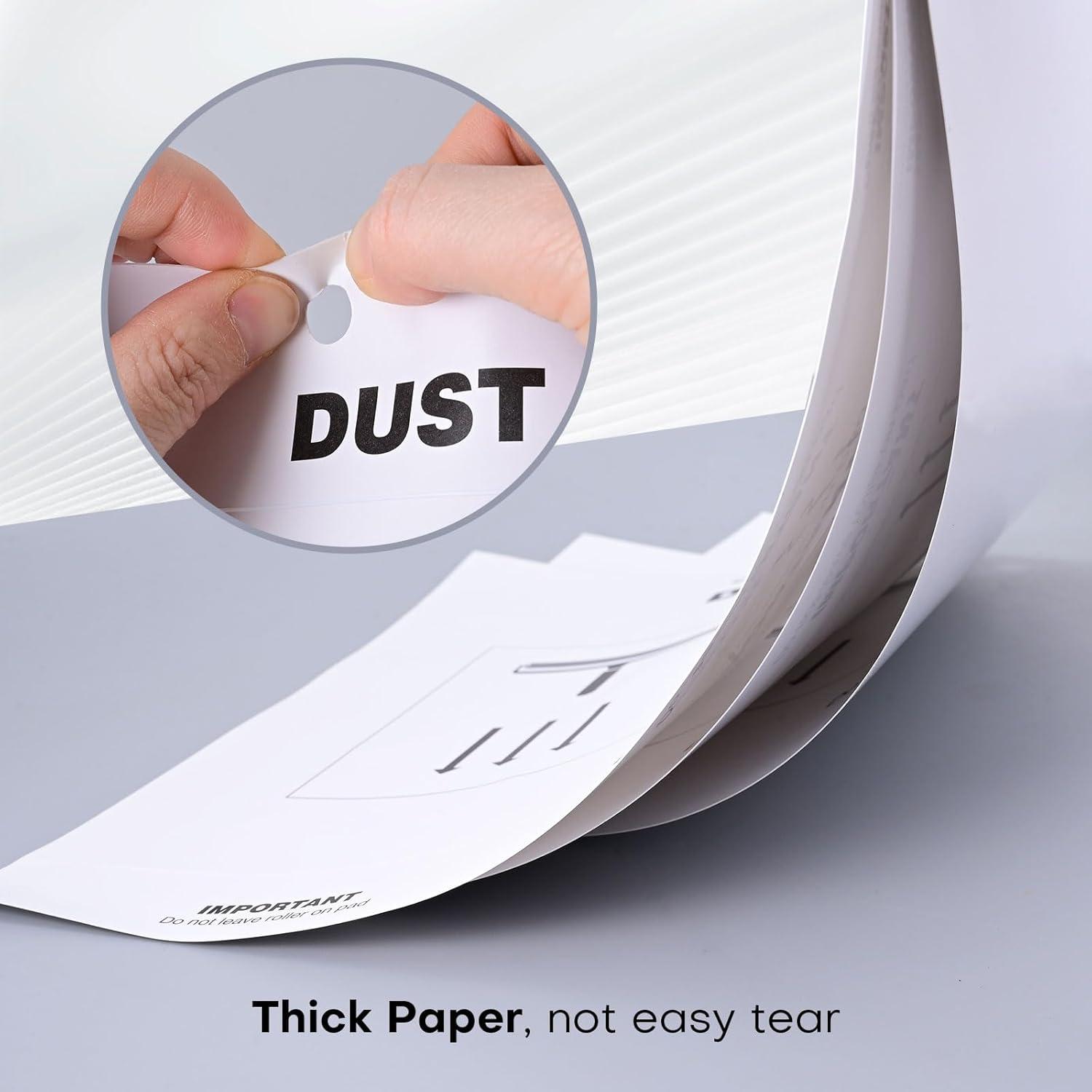 imageNEWISHTOOL 30 Sheets Cleanroom Dust Removal Pad Sticky Paper SelfSticky Paper Sheet Adhesive Dust Collection Clean Pad for Cleaning DustDirtLint SpongeSiliconeAntiStatic Roller Cleaning Mats2