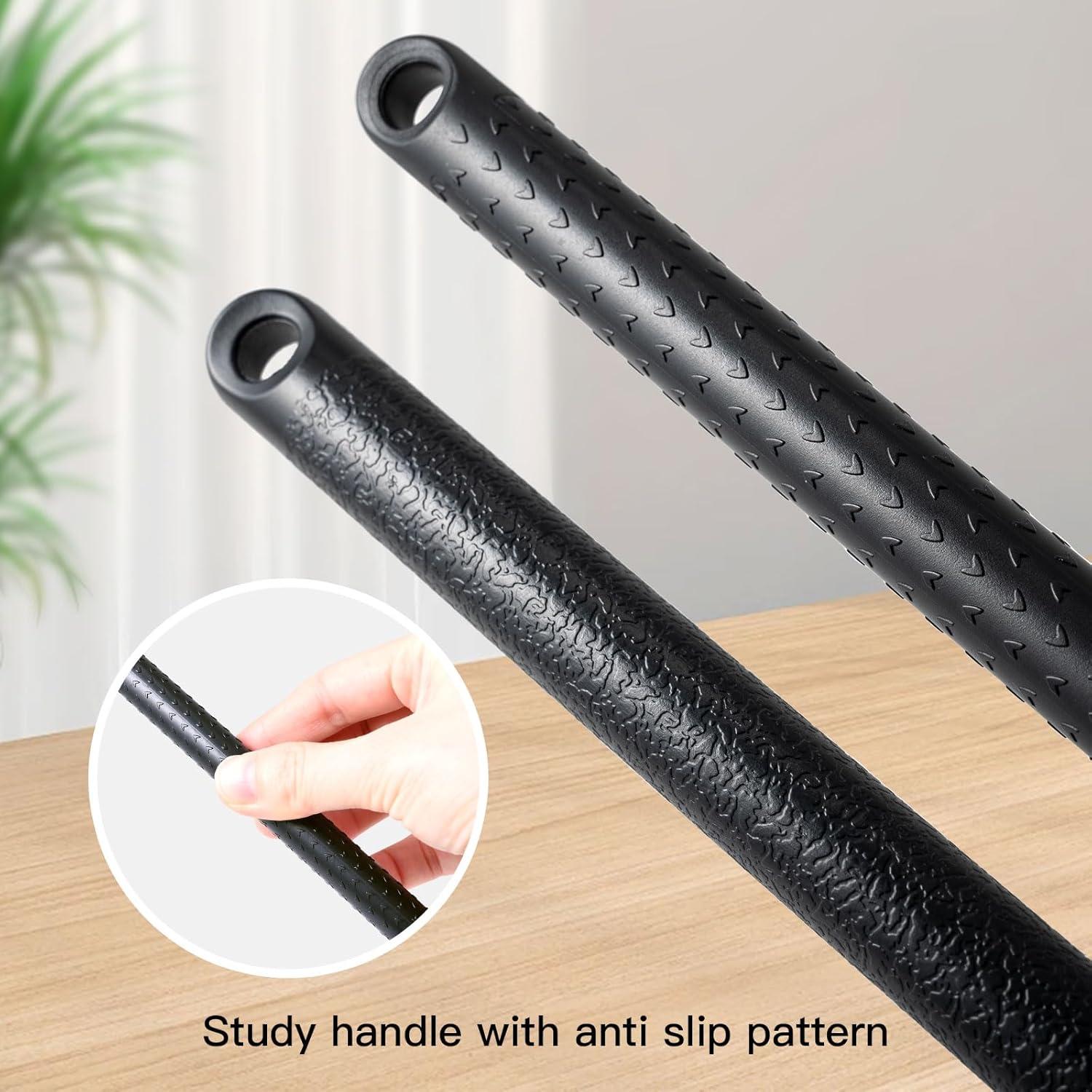 imageNEWISHTOOL 4 Pcs Long Handle Razor Blade Scraper with 100 PCS Plastic Blades and 100 PCS Metal Razor Blades Sticker Remover Glue Residue Scraper Tool Long Reach Razor Scraper for Hard to Reach Corner