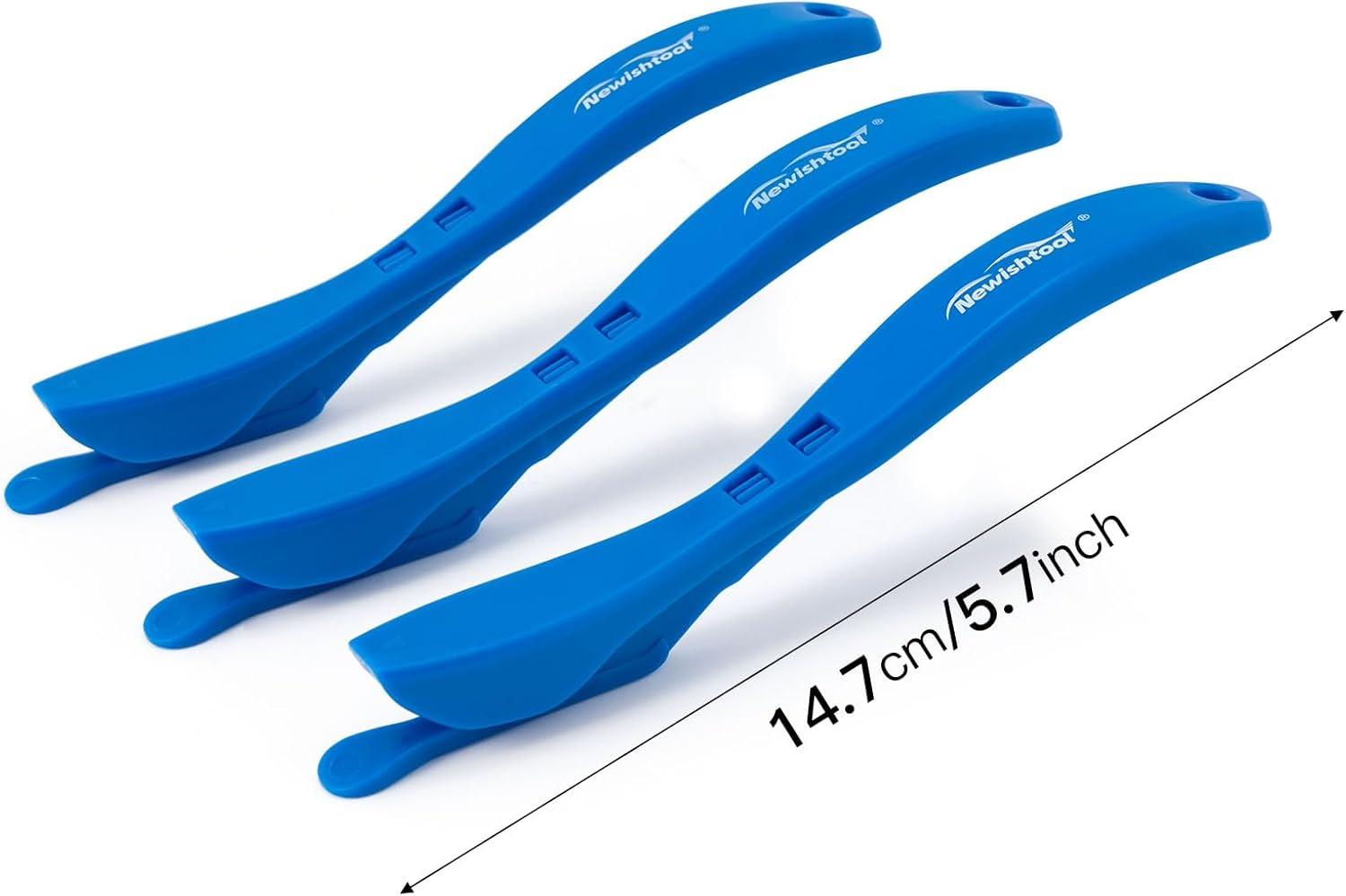 imageNEWISHTOOL 6 Pack Wrap Paper Cutter Back Slitter Sliding Wrapping Paper Cutting Tool Hidden Blade Safety Cutter for Wrapping Craft Paper Carbon Fiber Window FilmBlue