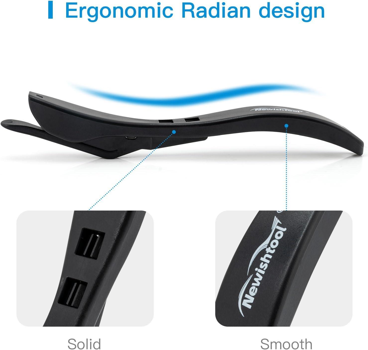 imageNEWISHTOOL 6 Pack Wrap Paper Cutter Back Slitter Sliding Wrapping Paper Cutting Tool Hidden Blade Safety Cutter for Wrapping Craft Paper Carbon Fiber Window FilmBlack