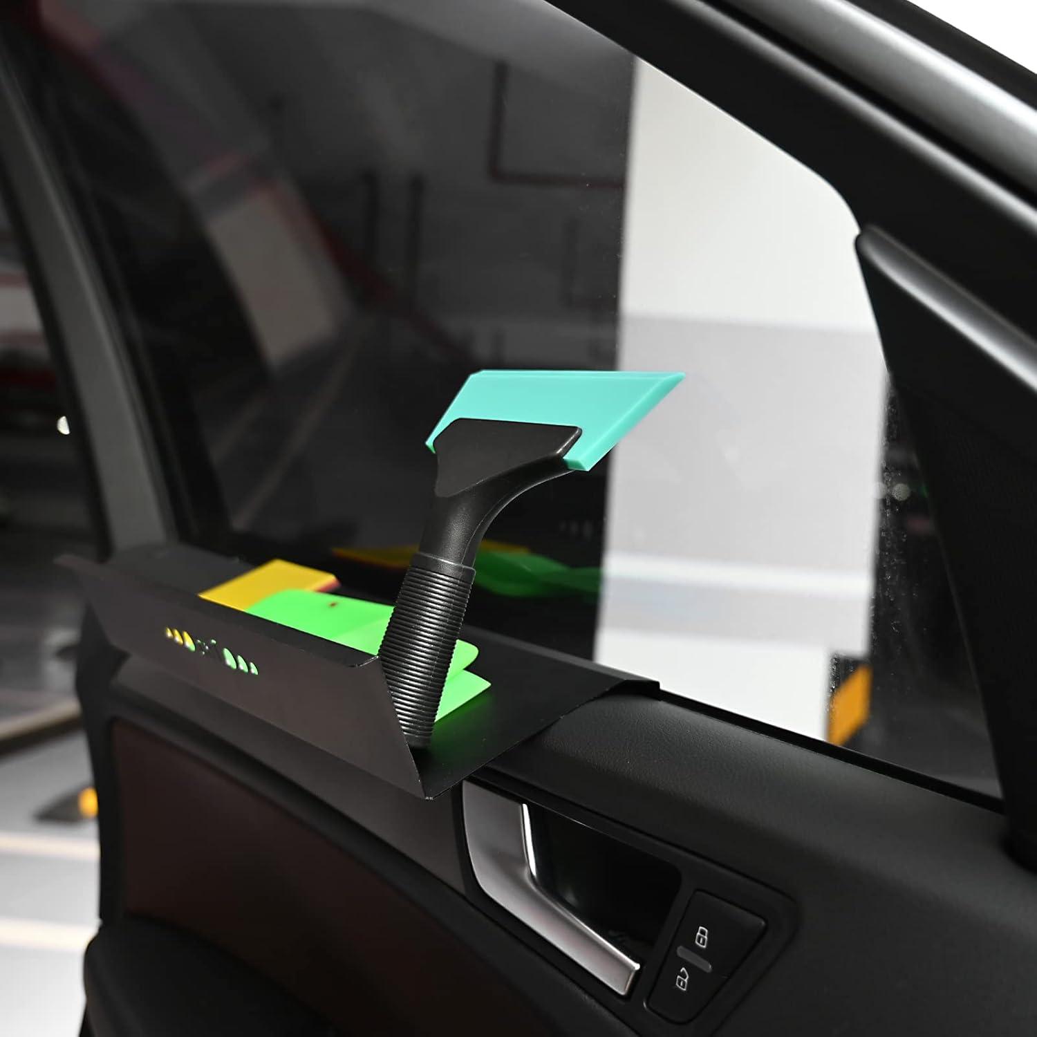 imageNEWISHTOOL Car Window Tint Tools Speed Loader Gasket Squeegee for Top ampamp Bottom Gap Wrap Film Installation PPF Squeegee Long Handle Squeegee Safety Vinyl Cutter and Film Cutting Knife Tint ToolsSpeed Loader