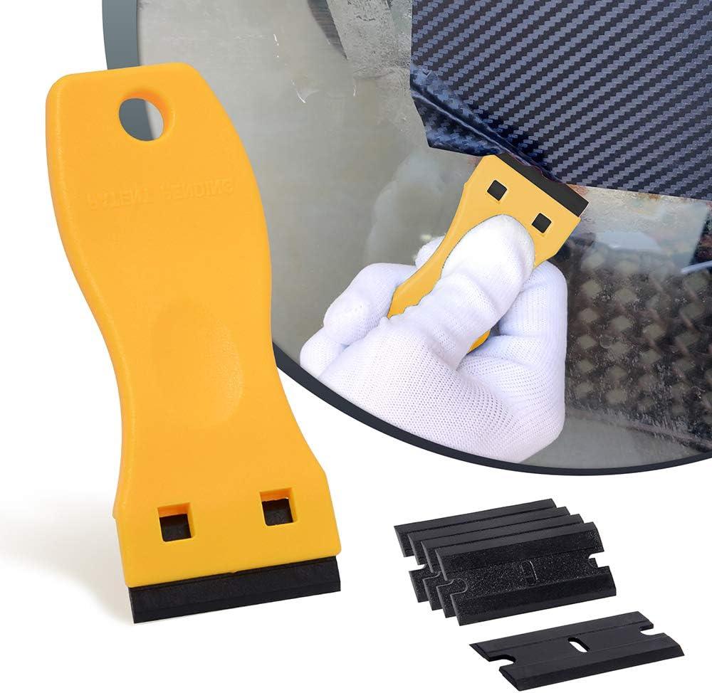 imageNEWISHTOOL Car Wrap Kit Heat Gun for Vinyl Wrap Application ampamp Window Tint Installation Vehicle Wrapping Tools Includes Wrap Squeegee and Spare Felt Micro Squeegee Film Cutter Vinyl Scraper Gloves