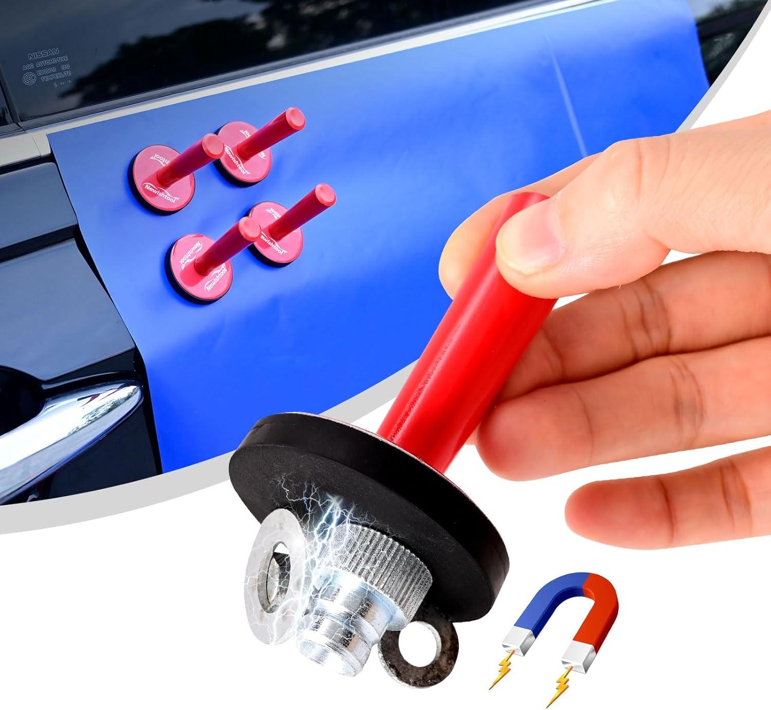 imageNEWISHTOOL Car Wrap Magnet Holder Vinyl Wrap Magnets for Cars Magnetic Position Tool ampamp Strong Holding Magnets Wrap Tools for Vehicle Sign Vinyl Craft Sign Making Car Wrapping ampamp Window TintRed