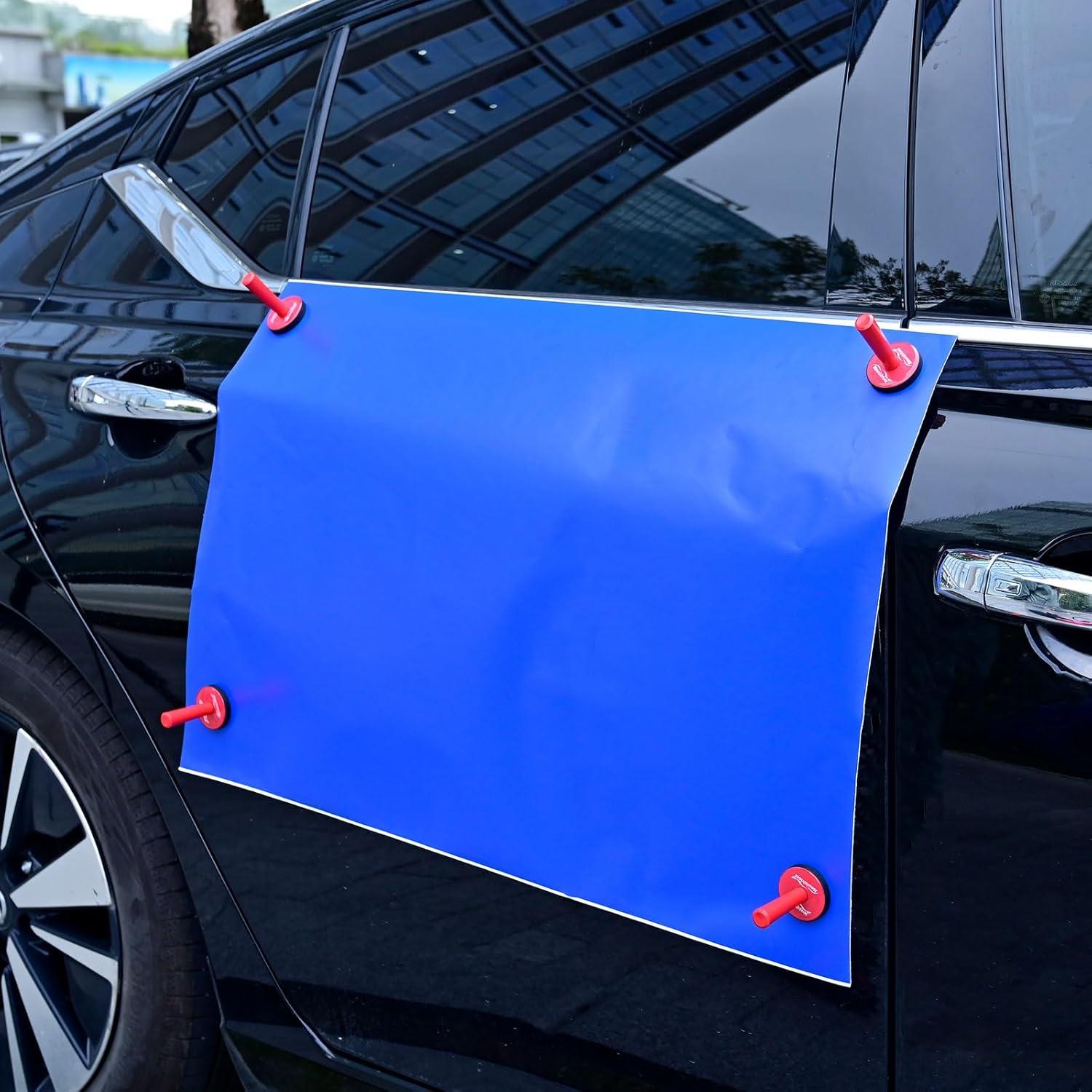 imageNEWISHTOOL Car Wrap Magnet Holder Vinyl Wrap Magnets for Cars Magnetic Position Tool ampamp Strong Holding Magnets Wrap Tools for Vehicle Sign Vinyl Craft Sign Making Car Wrapping ampamp Window TintRed