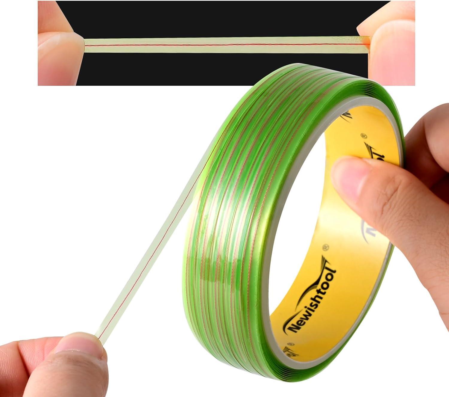 imageNEWISHTOOL Pro Vinyl Wraps Applicator Tool Kit Window Tint Film Car Wrapping Tools Includes 164Ft Knife Less Tape Felt Squeegee Plastic Scraper Wrap Knife and Blades Magnet Holders NT026ANT026A