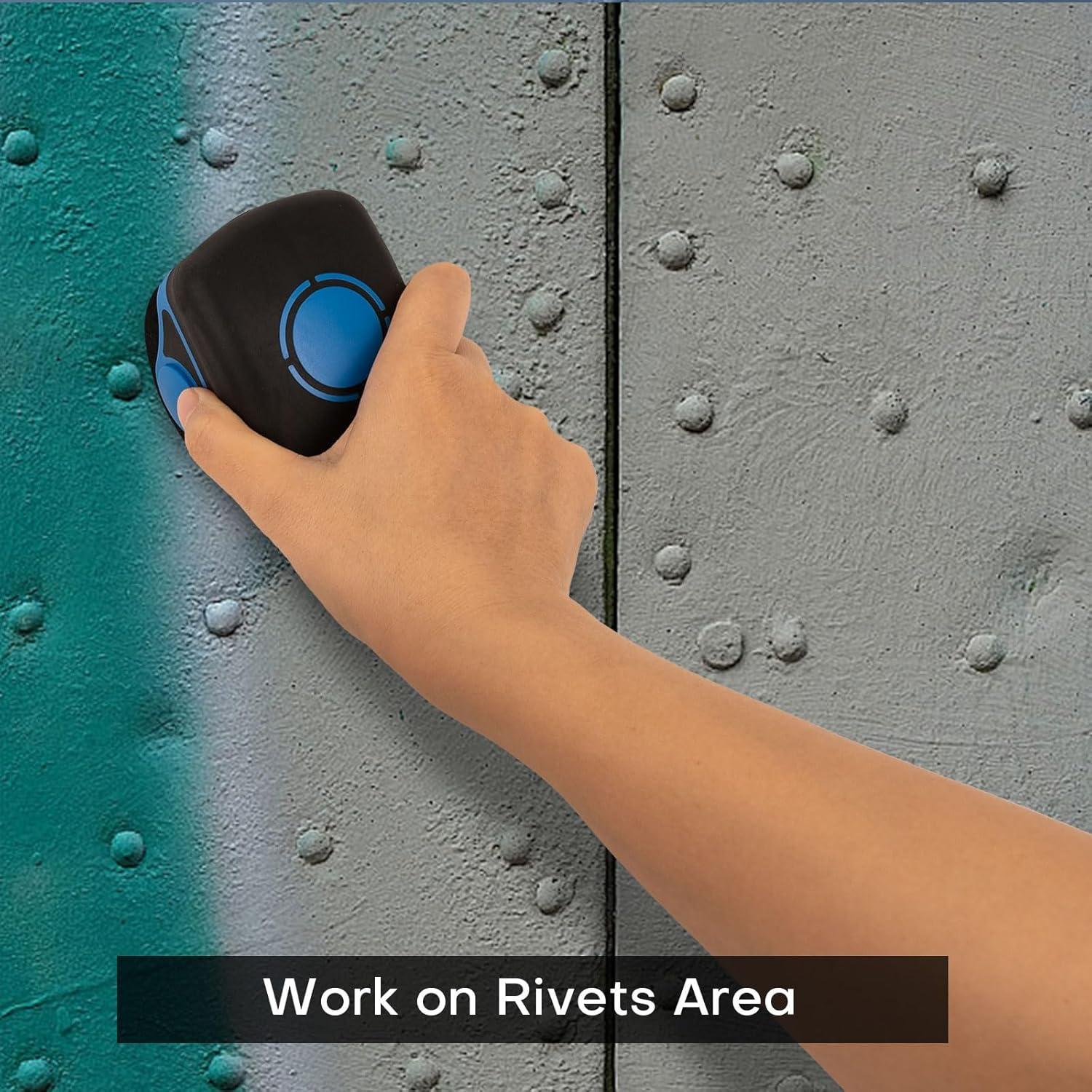 imageNEWISHTOOL Sponge Seam Roller Vinyl Applicator Tool 2 Pack Soft Foam Wheel Roller Paint Roller Pro HeatResistant Rolling Tools for Vinyl Application on Vehicle Contoured Rivets and Uneven Surface