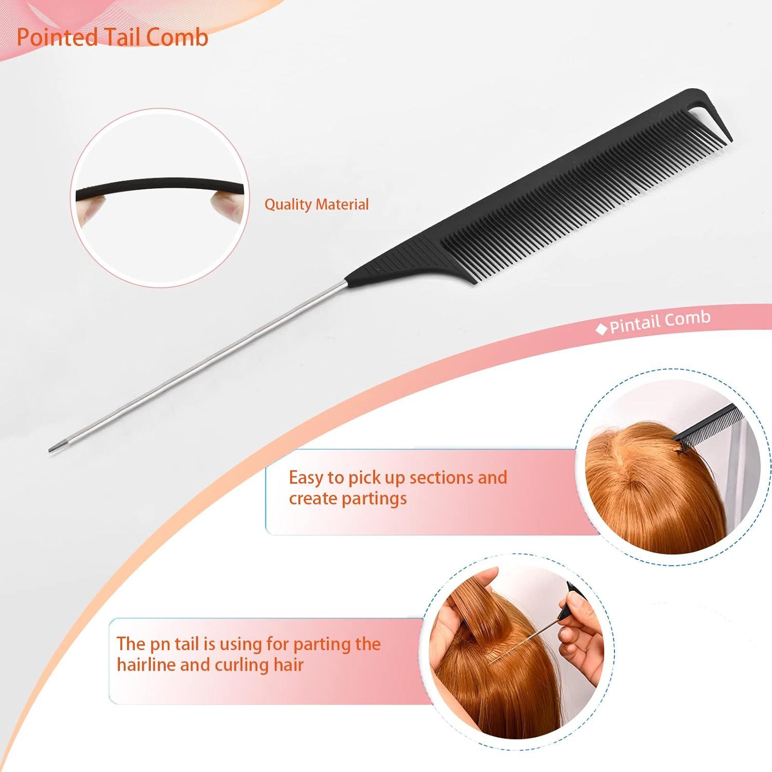 imageNEWISHTOOL Tape in Hair Extension Tools Kit Stainless Steel Tape Sealing Pliers Fine Tail Comb Hair Clips ampamp Pads for Human Hair Extension Tape Sealing Gold Flat Surface Taping Clamp PlierGold