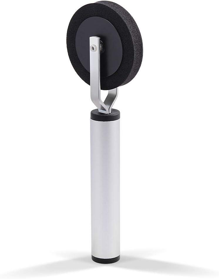 imageNEWISHTOOL Thin Sponge Roller Vinyl Application Tool 12mm Wide Single Wheel with Aluminum Handle Soft Foam Seam Roller Tool for Wrapping Film to Hard to Reach Areas Car Details Edge Line Corner Gap