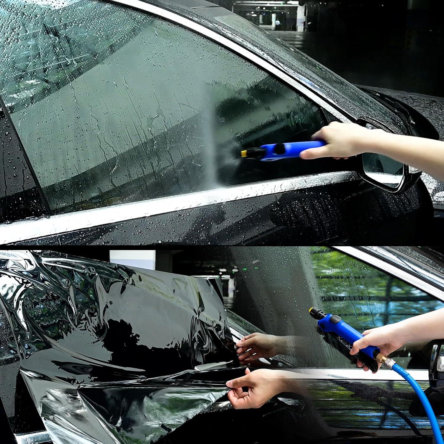 imageNEWISHTOOL Tint Tanks 4 Meters13 Feet Hose with 50 Mesh Micro Filter Sprayer for Window Tinting PPF Installing and Auto Detailing Mounting Solution