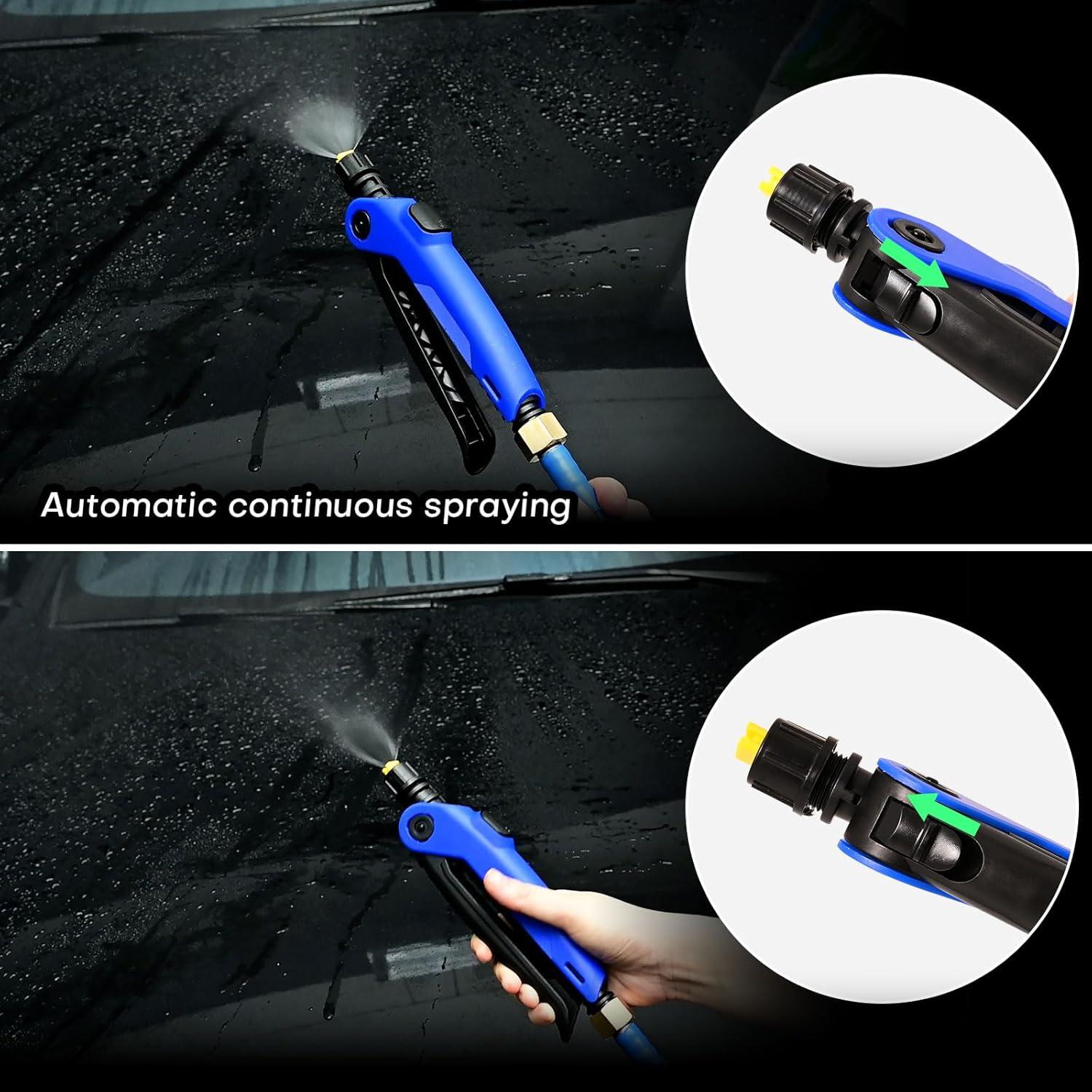 imageNEWISHTOOL Tint Tanks 4 Meters13 Feet Hose with 50 Mesh Micro Filter Sprayer for Window Tinting PPF Installing and Auto Detailing Mounting Solution