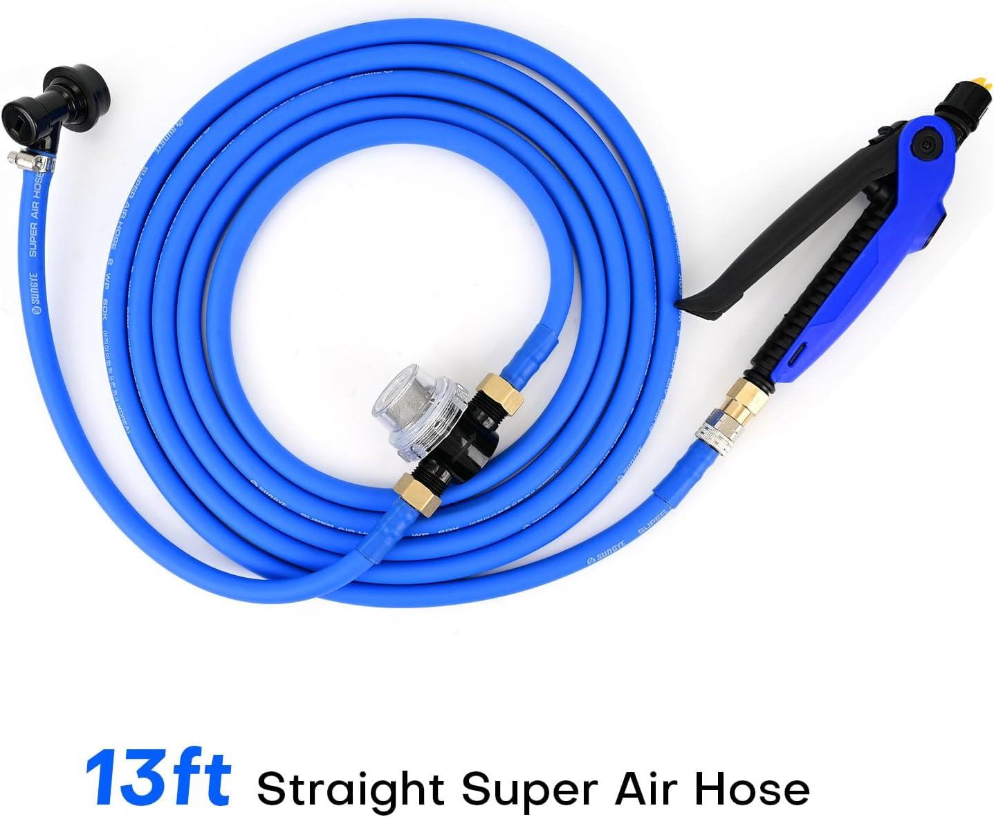 imageNEWISHTOOL Tint Tanks 4 Meters13 Feet Hose with 50 Mesh Micro Filter Sprayer for Window Tinting PPF Installing and Auto Detailing Mounting Solution