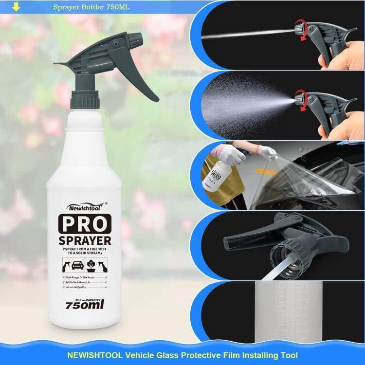 imageNEWISHTOOL Vehicle Wrapping Car Wrap Tool Vinyl Wrap Kit with Heat Gun for Vinyl Window Tint Spray Bottle Tint Tools Bag Magnets Felt Squeegee and Water Blades