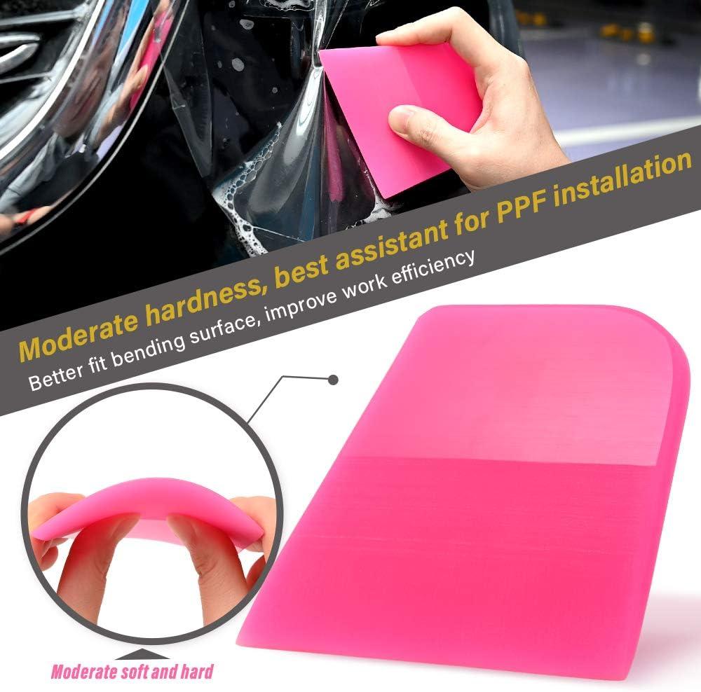 imageNEWISHTOOL Vehicle Wrapping Car Wrap Tool Vinyl Wrap Kit with Heat Gun for Vinyl Window Tint Spray Bottle Tint Tools Bag Magnets Felt Squeegee and Water Blades