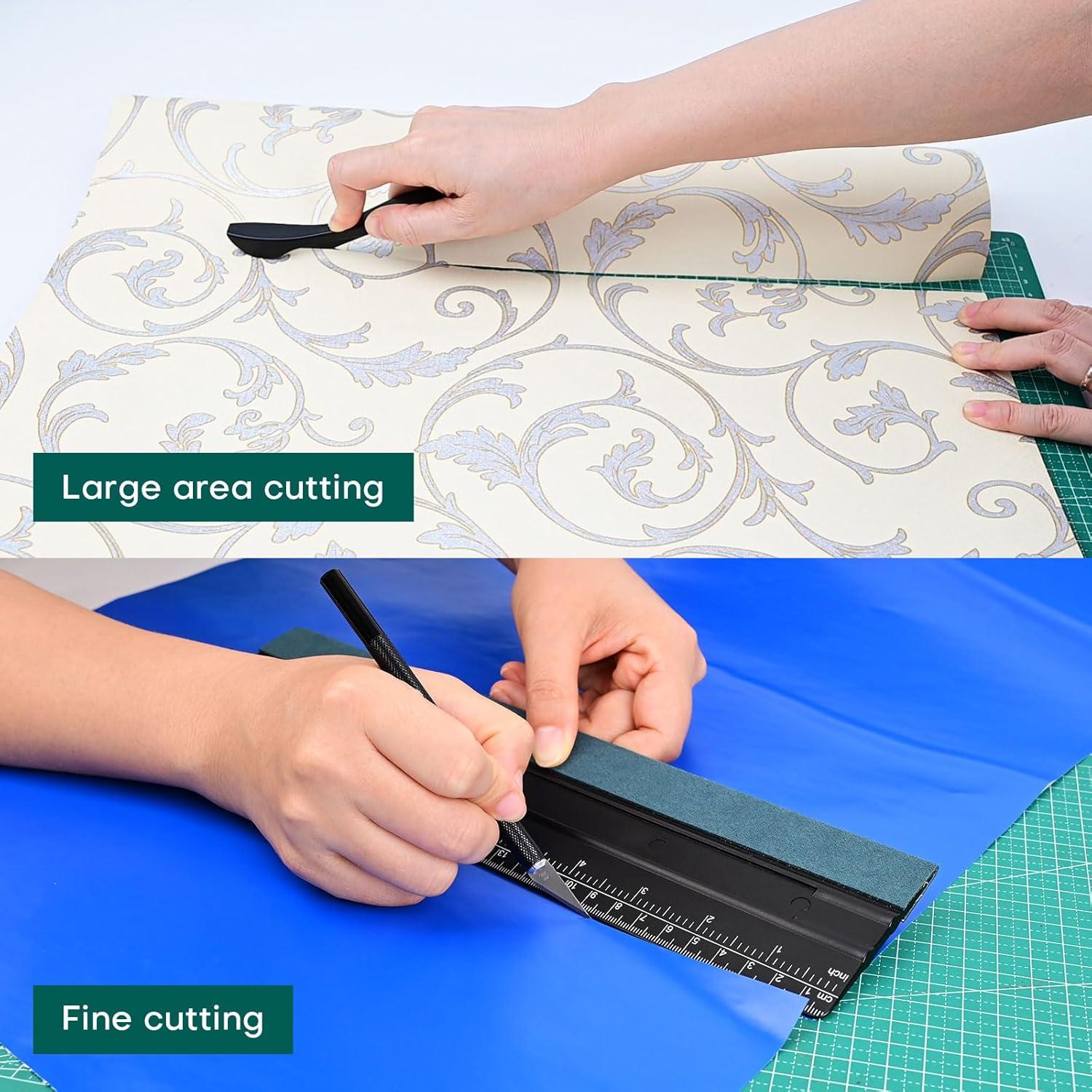 imageNEWISHTOOL Wallpaper Kit Wallpaper Smoothing Tool with Squeegee Smoother Seam Roller Wallpaper Brusher Wallpaper Stripper Sticker Scraper for Applying Peel and Stick Wallpaper Vinyl Backsplash