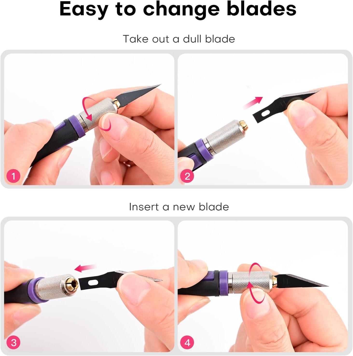 imageNEWISHTOOL Wallpaper Smoothing Tool for Applying Peel and Stick Contact Paper Vinyl Backsplash Tile Wallpapr Tools with Sponge Seam Roller Purple Smoother Felt Squeegee Precision Cutting Knife