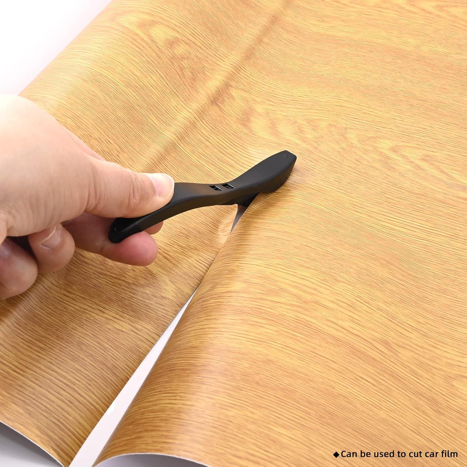 imageNEWISHTOOL Window Film Kit Vinyl Wrap Tools Includes Razor Scraper Film Cutter Ruler Squeegee and Tint Squeegee for Window Privacy Film Installation Vinyl Applicator