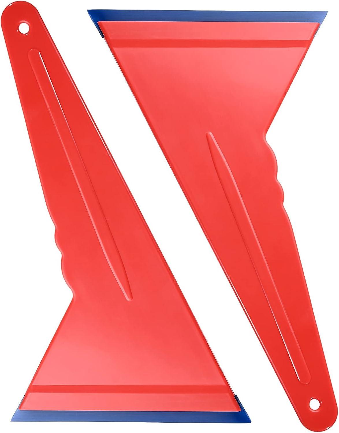 imageNEWISHTOOL Window Tint Tools 2 PCS Slammer Handle Squeegee with 63quot Insert Rubber Blade for All Side Door Windows and Back Windshield Ultra Slim Foot for PPF Film Installation ampamp Water Removal