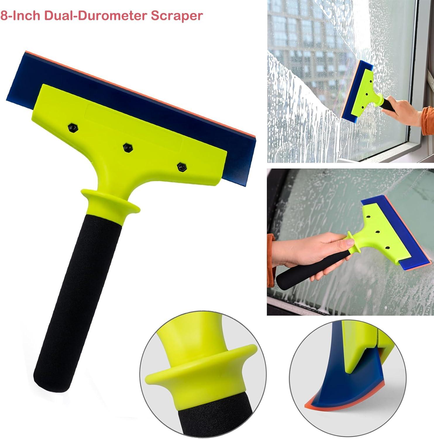 imageNEWISHTOOL Window Tint Tools Bulldozer Squeegee Tinting Kit PPF Film Installation Tool for Car Wrapping Scrubber Paddle Spare Felt Water Wiper Rubber Scraper Wrap Stick Tool Cutting Knife