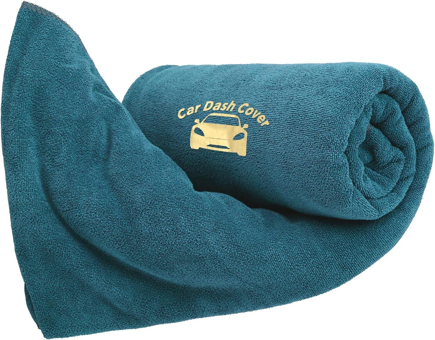 imageNEWISHTOOL Window Tint Tools Car Dash Tower Car Dashboard Protector Cover Mat Absorbent Cloth Towel for Car Dashboard Protecting Water Absorbing Mat Soak Shield Pad ExtraLarge 80inch x 48 inchCyan