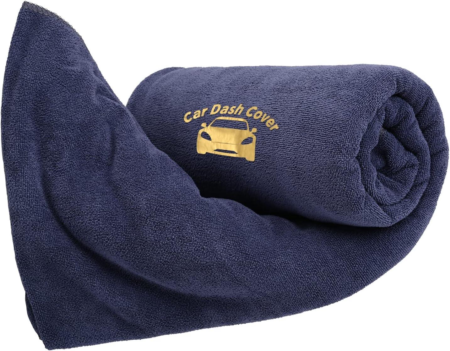 imageNEWISHTOOL Window Tint Tools Car Dash Tower Car Dashboard Protector Cover Mat Absorbent Cloth Towel for Car Dashboard Protecting Water Absorbing Mat Soak Shield Pad ExtraLarge 80inch x 48 inchGray