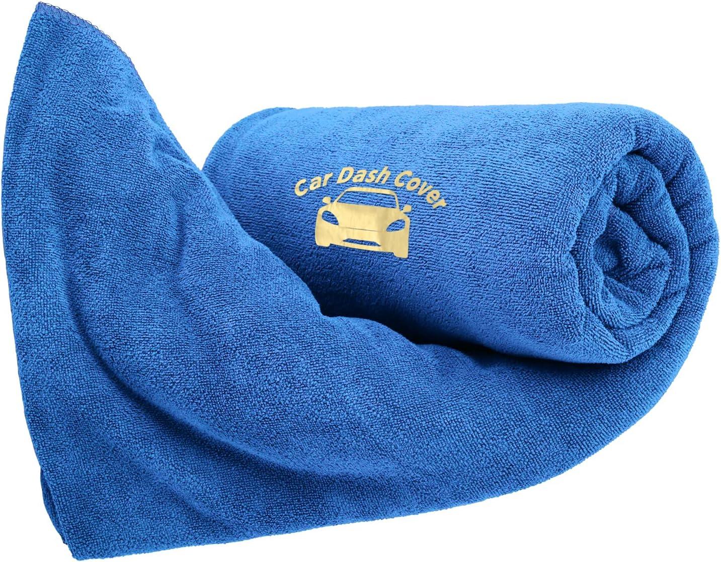 imageNEWISHTOOL Window Tint Tools Car Dash Tower Car Dashboard Protector Cover Mat Absorbent Cloth Towel for Car Dashboard Protecting Water Absorbing Mat Soak Shield Pad ExtraLarge 80inch x 48 inchSky Blue