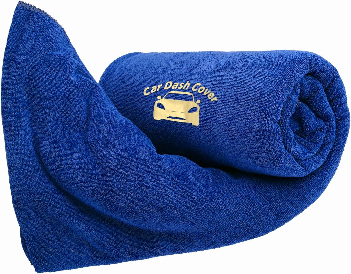 imageNEWISHTOOL Window Tint Tools Car Dash Tower Car Dashboard Protector Cover Mat Absorbent Cloth Towel for Car Dashboard Protecting Water Absorbing Mat Soak Shield Pad ExtraLarge 80inch x 48 inchRoyal Blue