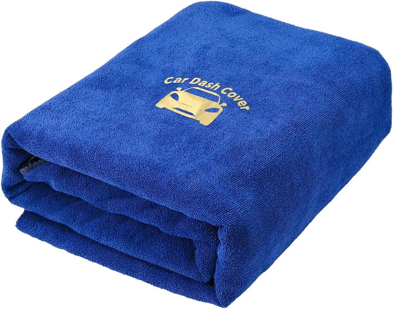 imageNEWISHTOOL Window Tint Tools Car Dash Tower Car Dashboard Protector Cover Mat Absorbent Cloth Towel for Car Dashboard Protecting Water Absorbing Mat Soak Shield Pad ExtraLarge 80inch x 48 inchRoyal Blue