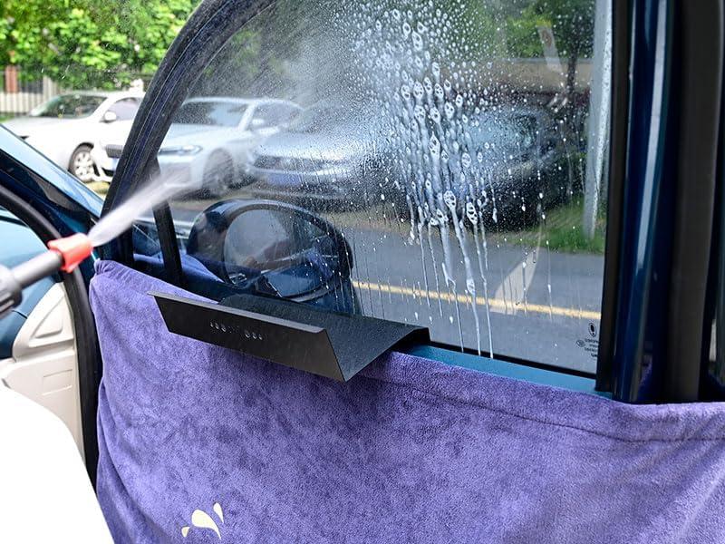 imageNEWISHTOOL Window Tint Tools Car Door Panel Guard Protector Reusable Waterproof Microfiber Towel for Window Film Installing Scratchproof Absorbent Water Shield Tool 70 x 30 inches Towel Cover