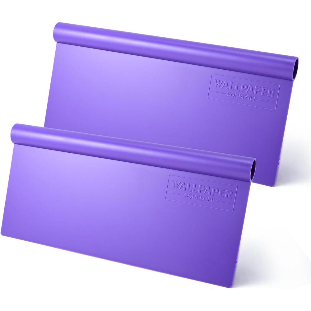 imageNEWISHTOOL Vinyl Wrap Squeegee Wallpaper Smoother 2 Pieces 33 cm  13 Inch Plastic Squeegee for Peel and Contact Paper Wall Paper Covering Decals Smoothing and Bubble Removal
