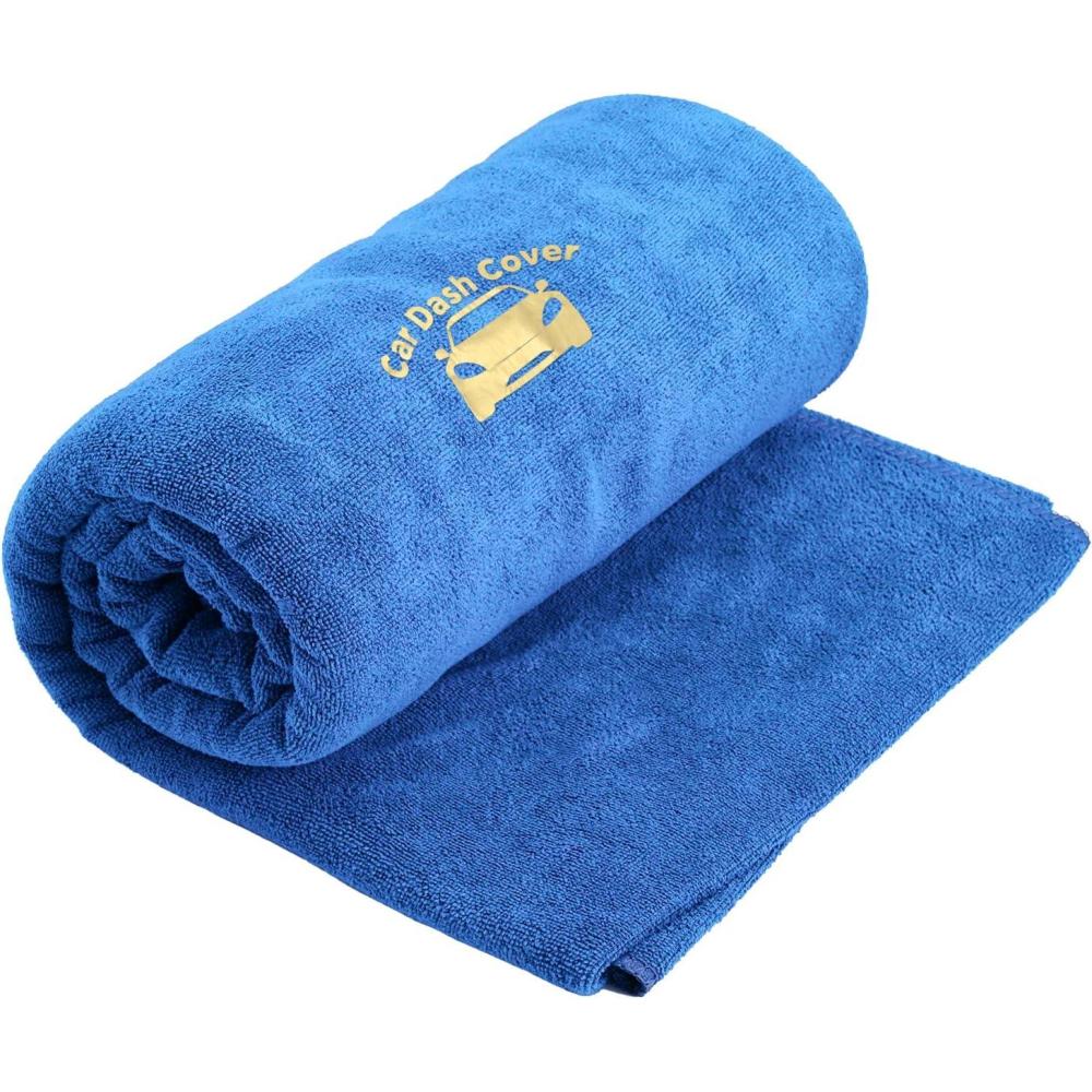 imageNEWISHTOOL Window Tint Tools Car Dash Tower Car Dashboard Protector Cover Mat Absorbent Cloth Towel for Car Dashboard Protecting Water Absorbing Mat Soak Shield Pad ExtraLarge 80inch x 48 inchSky Blue