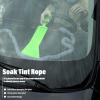 image10 Feet Soft Water Absorbent Rope Tint Tools Window Tint Film Install Water Drying Absorbed Rope Automotive Windshield Rope Car Door Glass Cleaning Tool Prevent Liquid Spreading Barrier Rope ToolThick