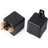 image12V 250A Continuous Relay OnOff Power Switcher Automotive Starter Relays for Car Truck Boat Electrical Control 5 Pin SPDT Split Charger  Heavy Duty Copper Lugs with Boots  Wire Terminal Connectors2Pcs Relays  Terminals