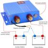 image250 AMP Universal 12V24V VSR Voltage Sensitive Relay Intelligent Dual Battery Isolator Kit for Car Truck RV Emergency Battery Starter Switch Heavy Duty Charge Power Relay250 AMP