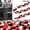 imageNEWISHTOOL 10 Ft Hand Braid Strand Soak Shield Rope for Car Window Tinting Car Wash Windshield Glass Gap Absorbent Drying Rope 3 Meters Microfiber Water Absorbed ToolLThick