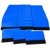 imageNEWISHTOOL 100 PCS Felt Squeegee for Vinyl  Flexible Plastic Squeegee with Fabric Felt for Vinyl Wrap Application Bubble Removal Sign Making Graphic Decal Installing ampamp Car Wrapping Scraper ToolBlue