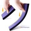 imageNEWISHTOOL 2 PCS Felt Squeegee for Vinyl Wrapping and Measuring with Different Length Purple Ruler Scraper Carbon Fiber Car Wrap Application Window Tint PPF Installation Wallpaper Smoothing Tools