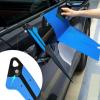 imageNEWISHTOOL 2 PCS Window Tint Squeegee Magnetic Rubber Scraper Tool AllPurpose Squeegee for Film Installing Glass Cleaning Water Remove Fixed Rubber Lip Water Blade Side Wiper Swiper Tint Tool