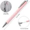 imageNEWISHTOOL 2 Pack Glitter Pin Pen Weeding Tool Air Relase Pen for Car Wrap Installation Vinyl Craft Adhesive Weeding and Removing Negative Pieces Shinny Sequins Weed Pens for VinylGlitter Pink  Black