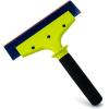 imageNEWISHTOOL 2 Pack Rubber Squeegee with Nylon Handle for Water Removal Glass Cleaning PPF Installing and Window Film Application 5Inch Blade with Long Handle8Inch Blade with Long Handle