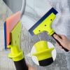 imageNEWISHTOOL 2 Pack Rubber Squeegee with Nylon Handle for Water Removal Glass Cleaning PPF Installing and Window Film Application 5Inch Blade with Long Handle8Inch Blade with Long Handle