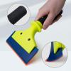 imageNEWISHTOOL 2 Pack Rubber Squeegee with Nylon Handle for Water Removal Glass Cleaning PPF Installing and Window Film Application 5Inch Blade with Long Handle5Inch Blade with Short Handle