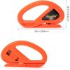 imageNEWISHTOOL 2 Pack Wrapping Paper Cutter Christmas Gift Wrap Cutter Wrapping Paper Cutter Sliding Knife Tool Holiday Gift Wrap Cutting Tool Snitty Safety Cutter with Concealed BladeOrange