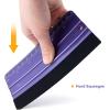 imageNEWISHTOOL 2 Pieces Purple FabricEdged Squeegee with Dual Scales 59 Inch  15 cm Measurements for Auto Car Tint Film Application Vinyl Wrap and PPF Installation Scratch Free Use