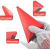 imageNEWISHTOOL 3 PCS Window Tint Triangle Squeegee with Silicone Edge Different Hardness Corner Squeegee for Car Vinyl Wrap PPF Installation Multi Edge Contour Scraper Tint Tools