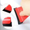 imageNEWISHTOOL 5 PCS Small Squeegee for Vinyl Window Tint Squeegee Mini Handy Scraper Tool for Window Mirror Water Removal Angled Bevel Edge Silicone Blade Side Wiper Swiper for Glass Tint Film Install